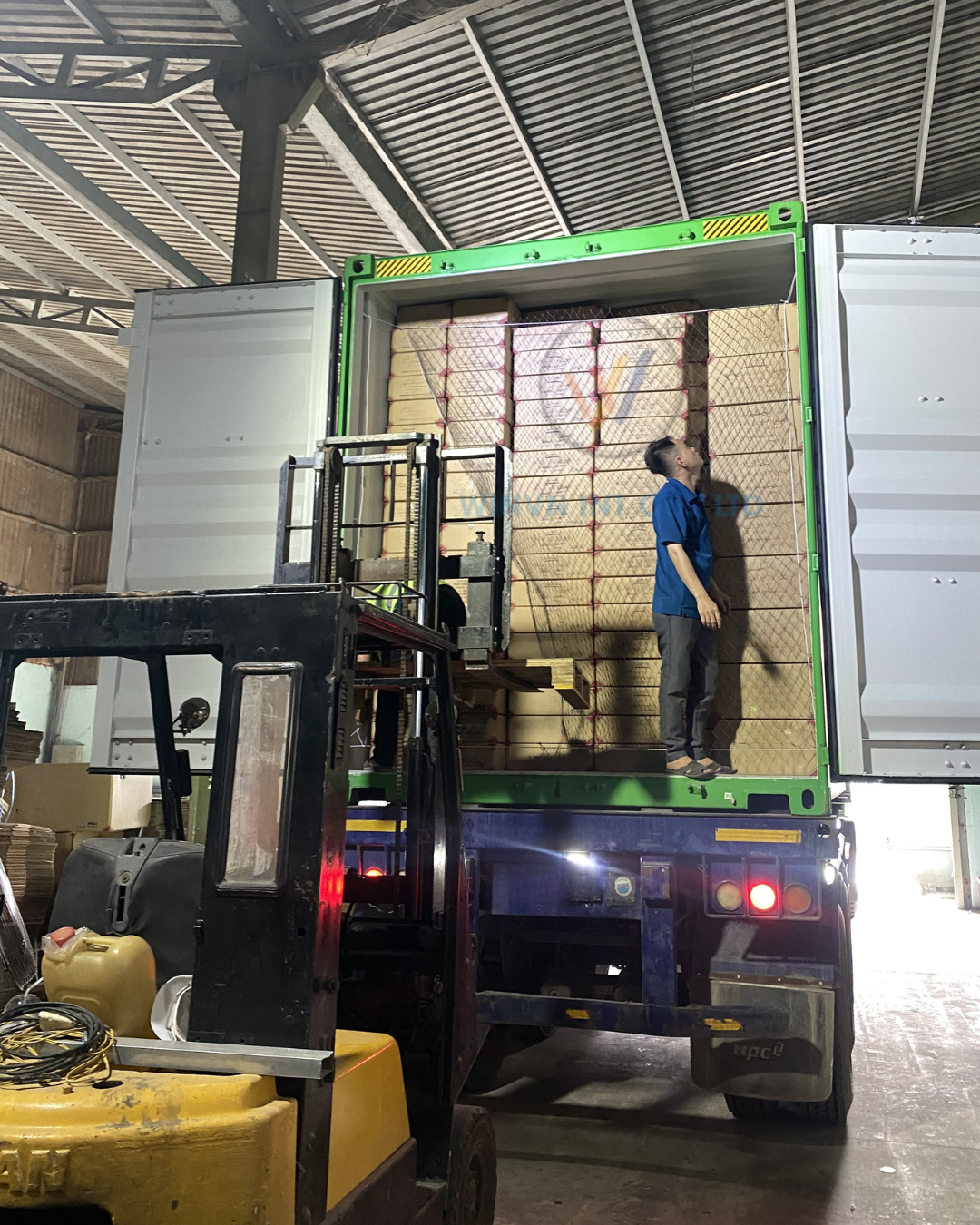 Order staged for export